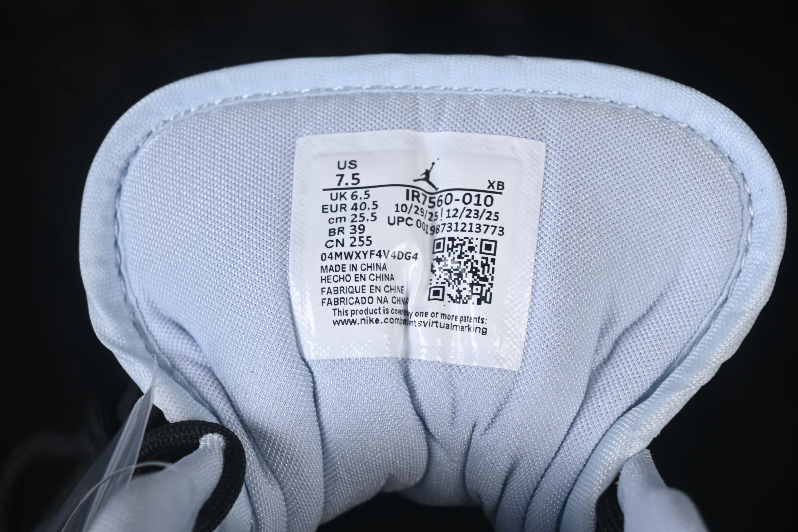 All categories Air Jordan Jordan series basketball shoes Air Jordan 1 Low Air Jordan 1 Low AJ1 Joe 1 low-top retro culture basketball shoes IR7560-010